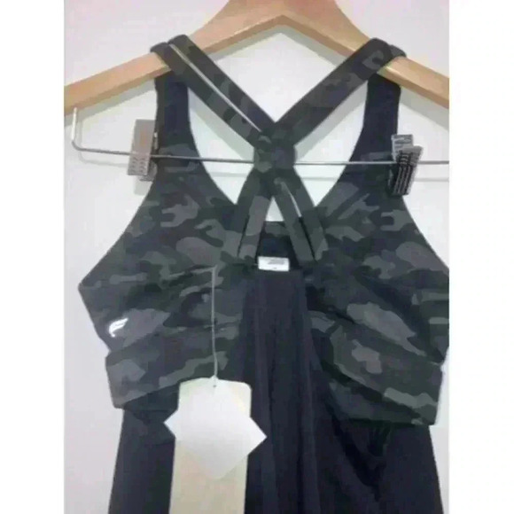FABLETICS Giselle Powertouch Built-in Sports Bra Swing Camo Tank Top Size XXS - Picture 6 of 8